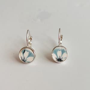 Vintage Crownford china earrings