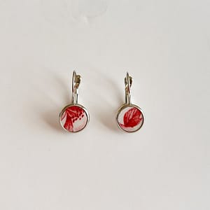 Vintage Churchill china earrings