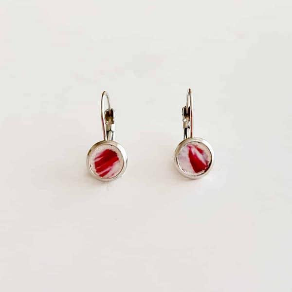 Vintage Churchill china earrings